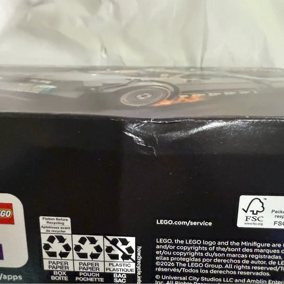 LEGO Speed Champions Time Machine Back to the Future 77256 NEW in Sealed Box - Picture 6 of 7